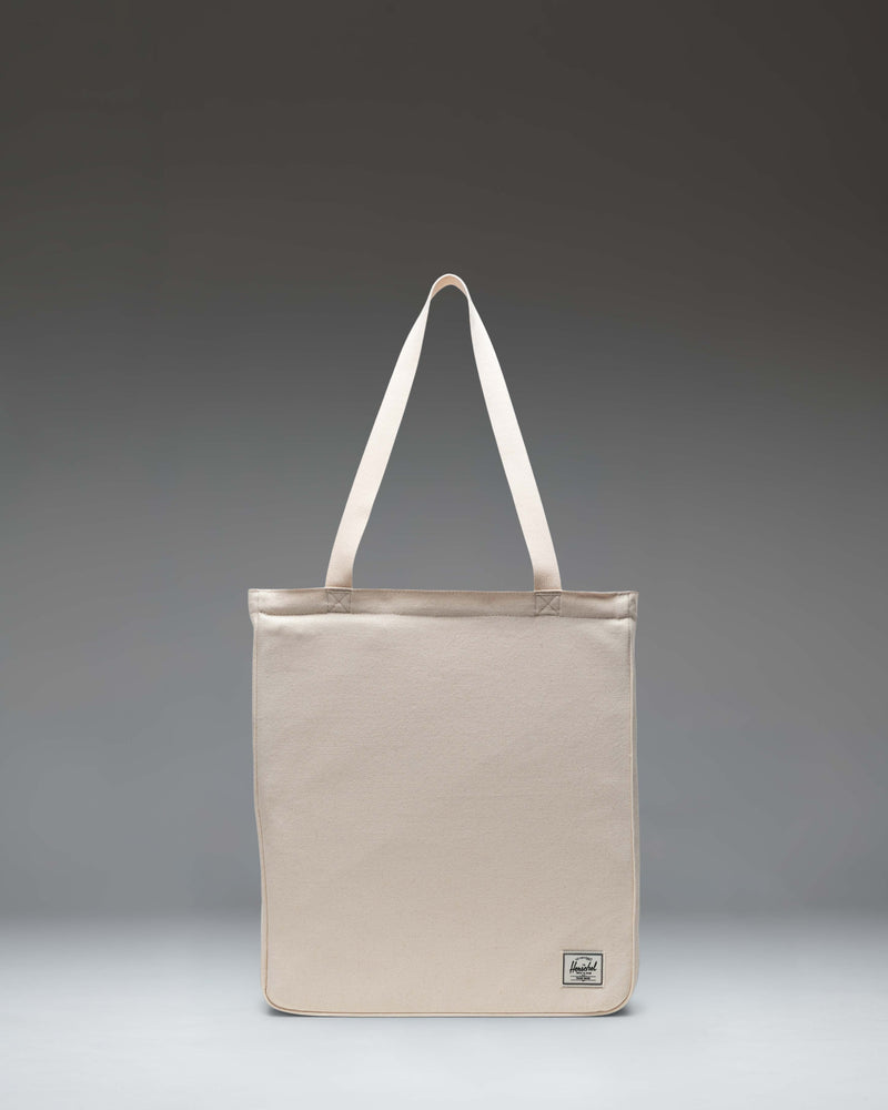 Herschel Supply Co. Inga Tote in Natural, featuring a clean canvas design with top handles and a subtle brand logo on the front.