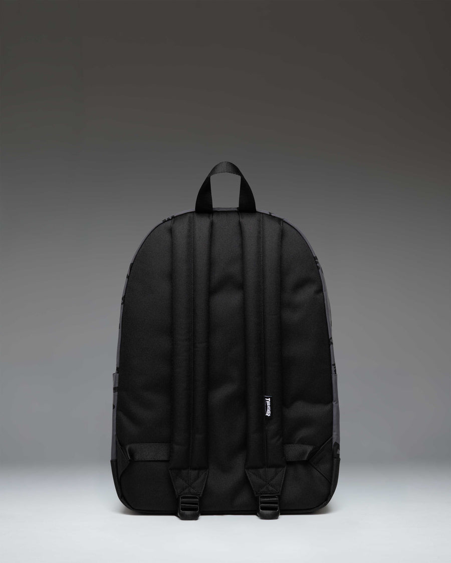 Thrasher Herschel Classic XL Backpack in Asphalt/Black Destroy nylon.