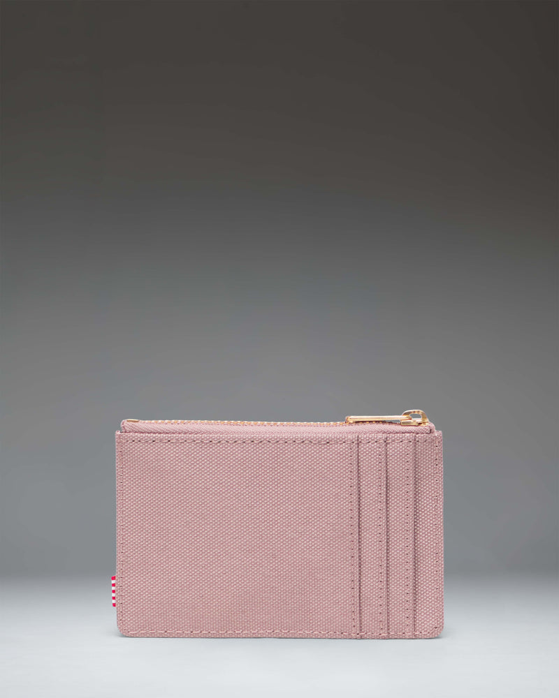 Herschel Supply Co. Oscar Cardholder wallet in Ash Rose pink.