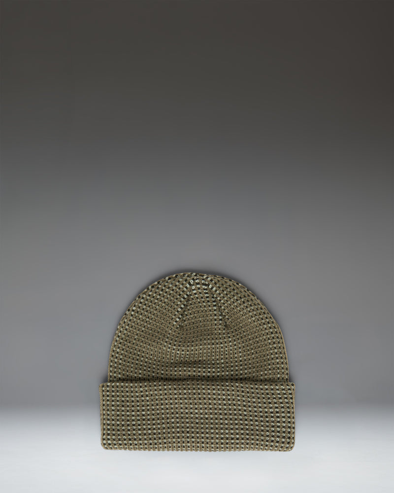 Herschel Supply Co. Rowan Plaited Beanie in Deep Lichen Plaited.