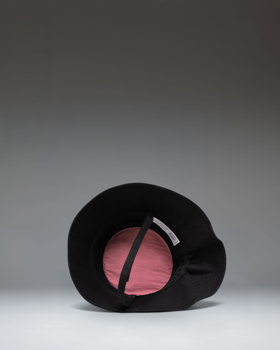 Herschel Supply Co Baby Bucket Hat in black for ages 6-18 months.