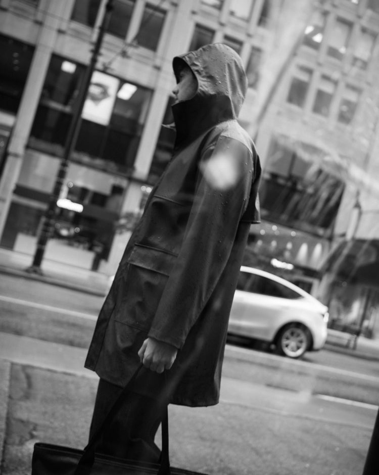 Long Classic Rain Jacket Men's